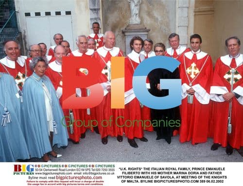 Italian Royal Family at Knights of Malta