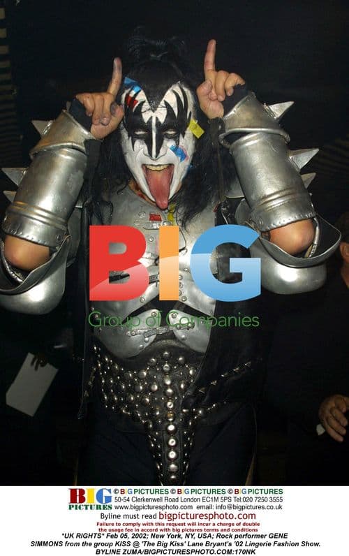 GENE SIMMONS from KISS at Lane Bryant Fashion Show