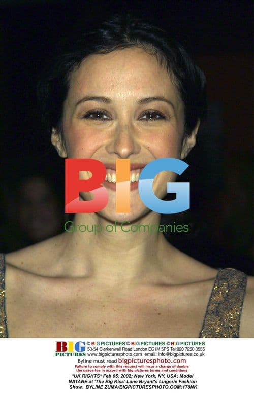 Model NATANE at 'The Big Kiss' Lane Bryant Lingerie Show