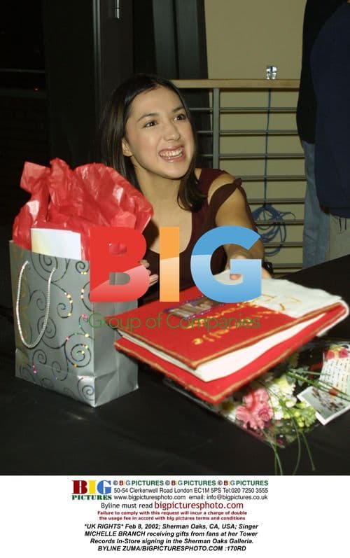 Michelle Branch at Tower Records In-Store Signing