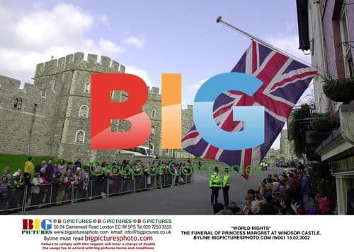Funeral of Princess Margret at Windsor Castle