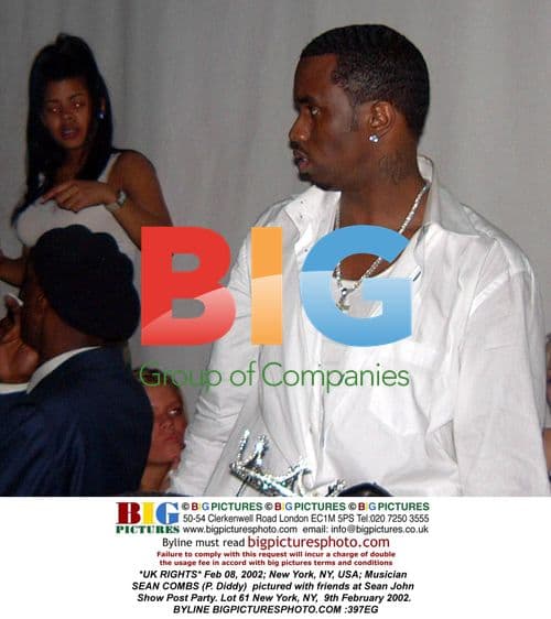 P. Diddy at Sean John Show Post Party