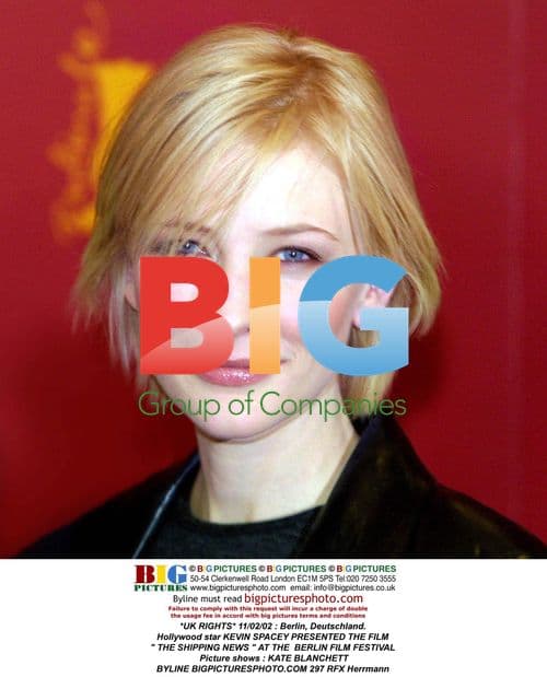 KEVIN SPACEY Presented "The Shipping News" at Berlin Film Festival