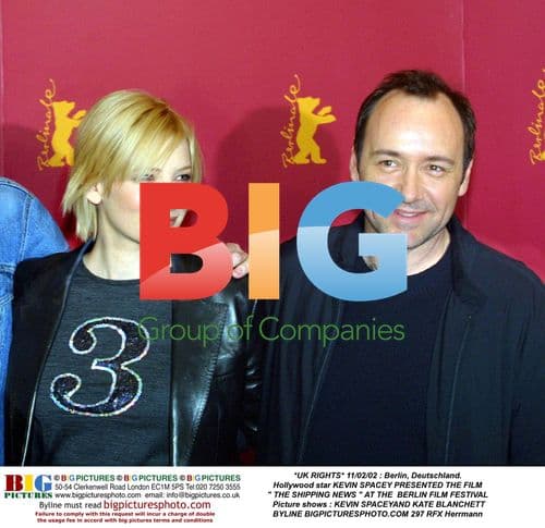 Kevin Spacey presents "The Shipping News" at Berlin Film Fest