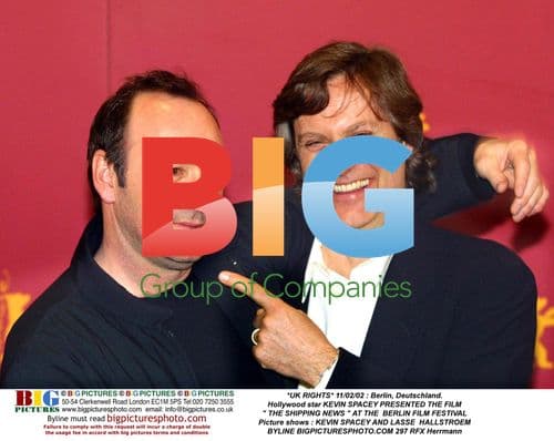 Kevin Spacey and Lasse Hallström at Berlin Film Festival