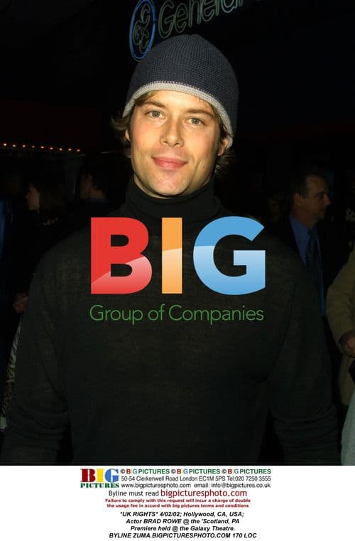 Brad Rowe at 'Scotland, PA' Premiere