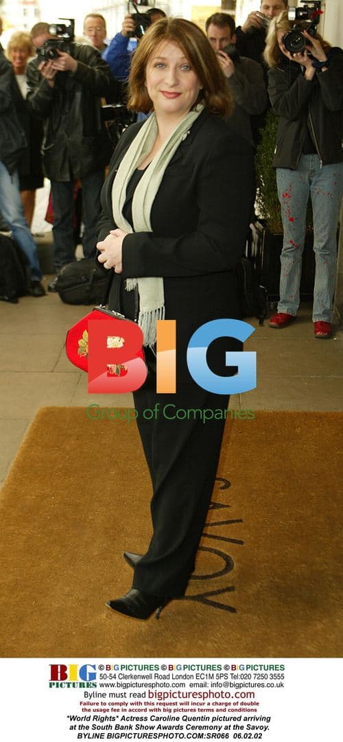 Actress Caroline Quentin at South Bank Show Awards