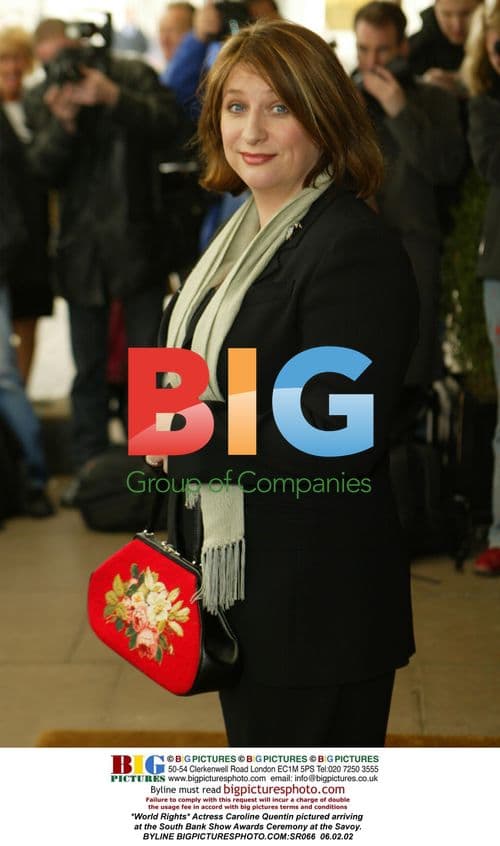 Actress Caroline Quentin at South Bank Show Awards