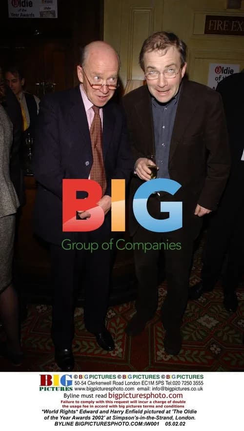 Edward and Harry Enfield at Oldie of the Year Awards 2002