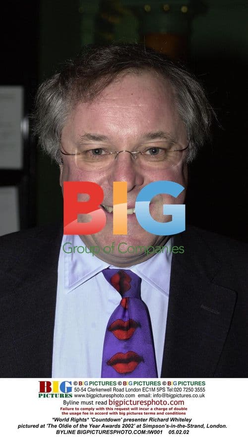 Richard Whiteley at Oldie of the Year Awards 2002