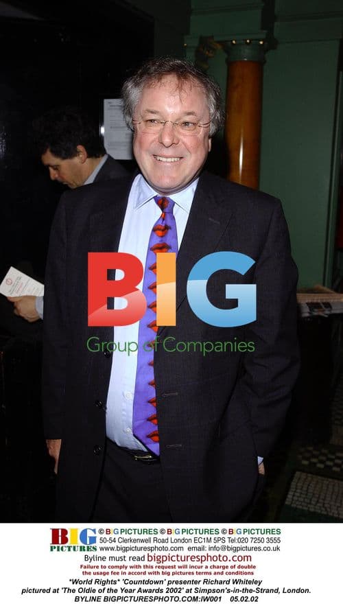 Richard Whiteley at Oldie of the Year Awards 2002