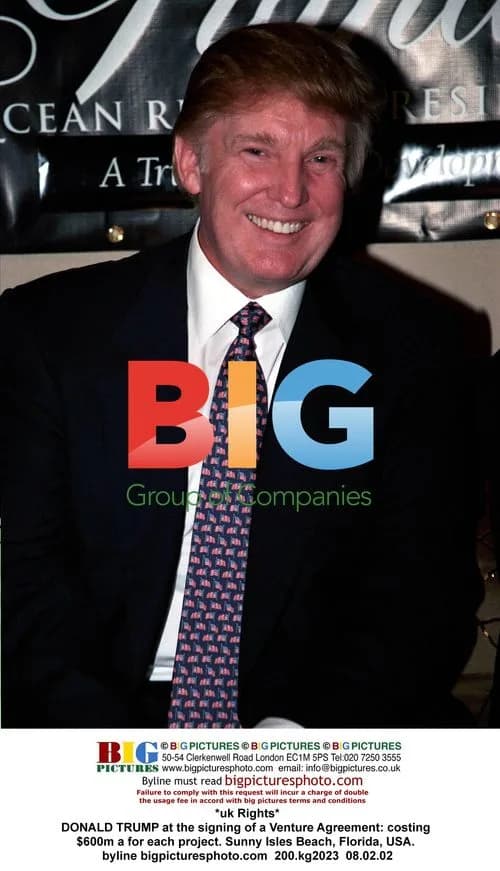 Donald Trump signs $600m Venture Agreement