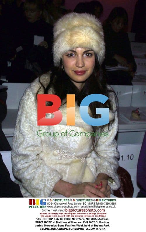 Shiva Rose at Matthew Williamson Fashion Show