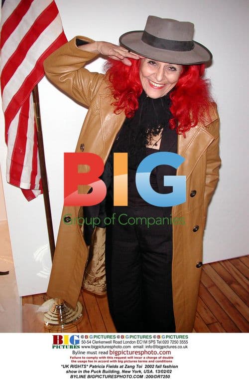 Patricia Fields at Zang Toi 2002 Fashion Show