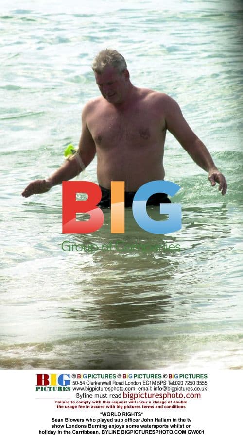 Sean Blowers enjoys watersports in Caribbean