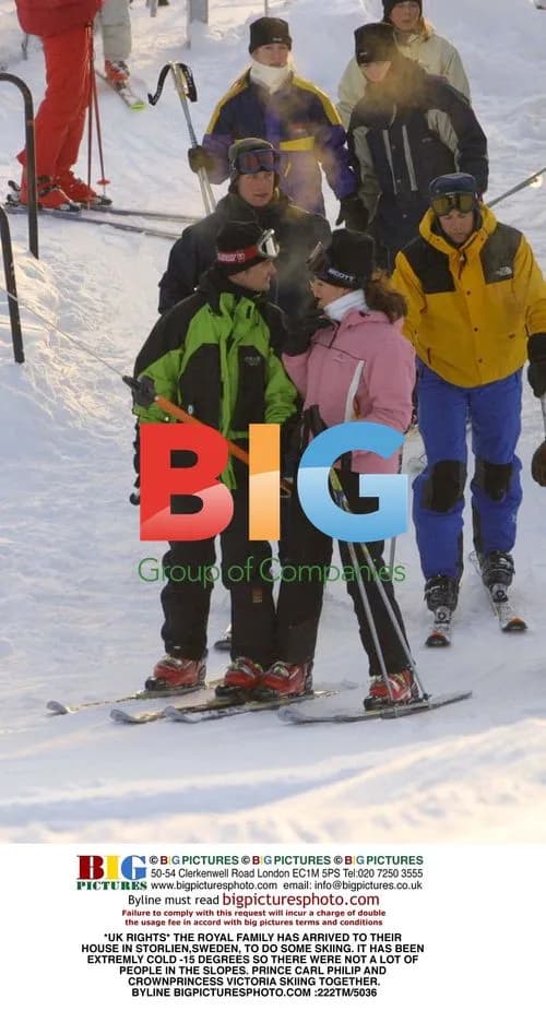 Royal Family Skiing in Sweden