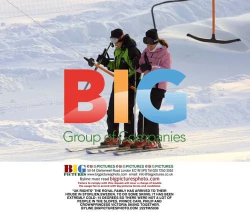 The Royal Family Skiing in Storlien, Sweden