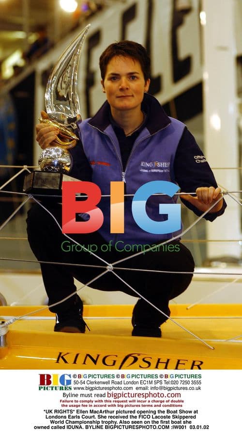 Ellen MacArthur opens London Boat Show