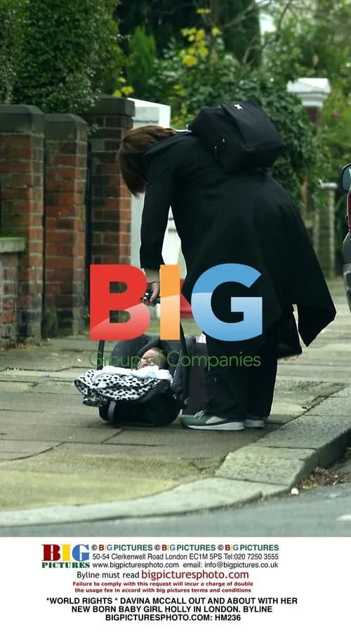 Davina McCall Out With Newborn Baby