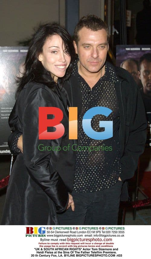Tom Sizemore and Heidi Fleiss at Sins Of The Father Premiere