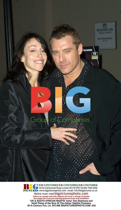 Tom Sizemore and Heidi Fleiss at Sins Of The Father Premiere