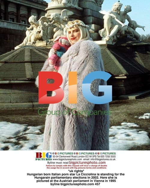 La Cicciolina Runs for Hungarian Parliament