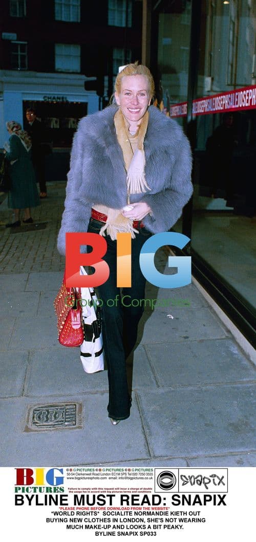 Normandie Keith shopping in London