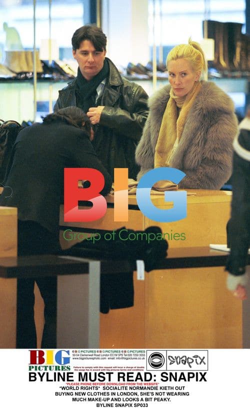 Normandie Keith out shopping in London