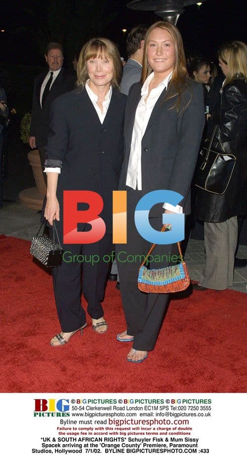 Schuyler Fisk & Sissy Spacek at 'Orange County' Premiere