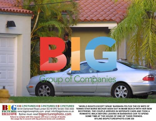 Barbara Feltus with new boyfriend in Miami