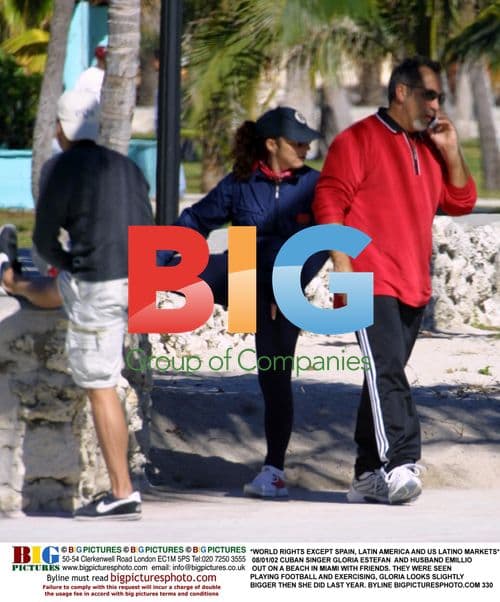 Gloria Estefan and Emillio Estefan at Miami Beach