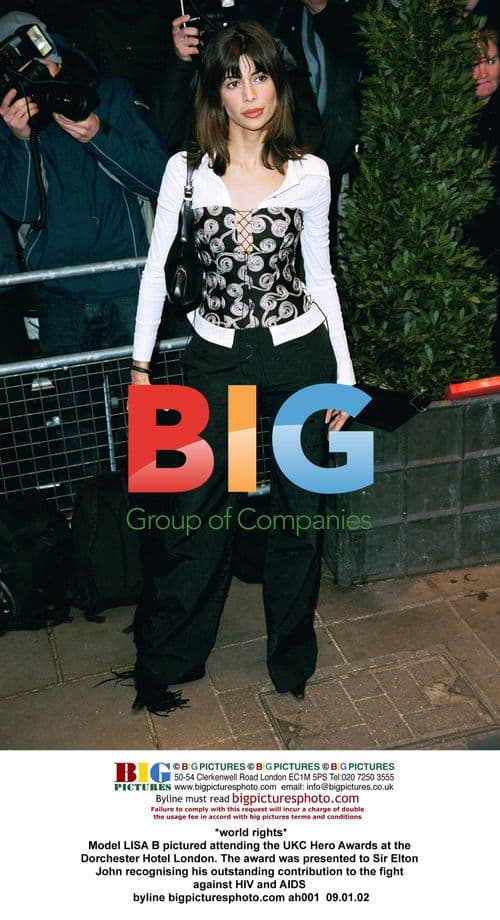 Lisa B at UKC Hero Awards for Elton John