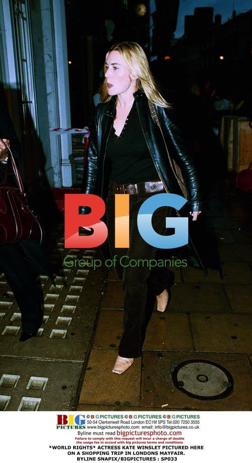 Kate Winslet Shopping in London