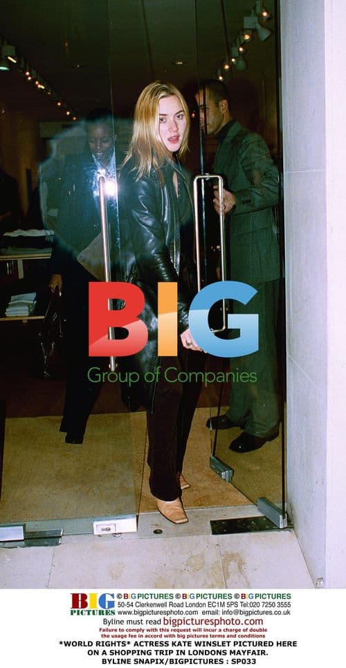 Kate Winslet Shopping in London's Mayfair