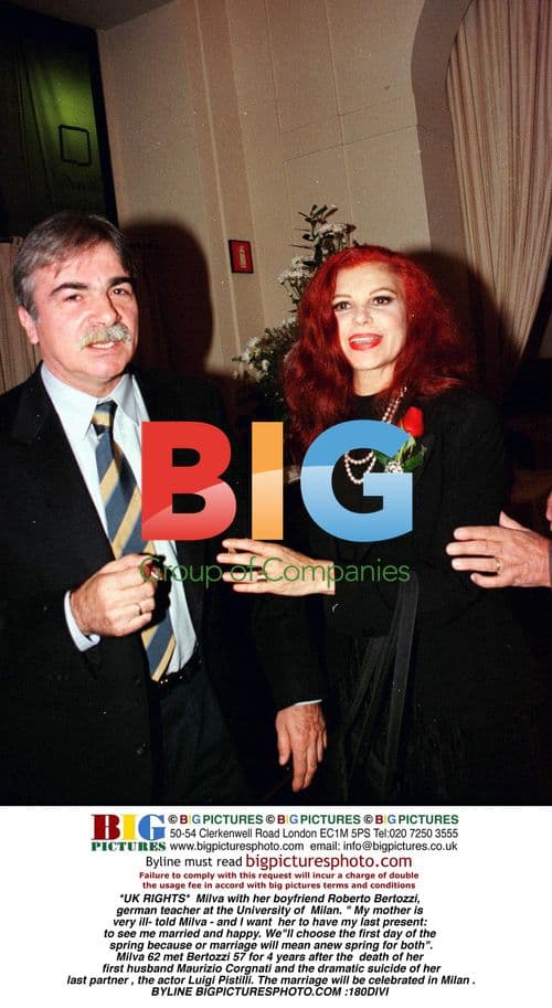 Milva and Roberto Bertozzi to Marry
