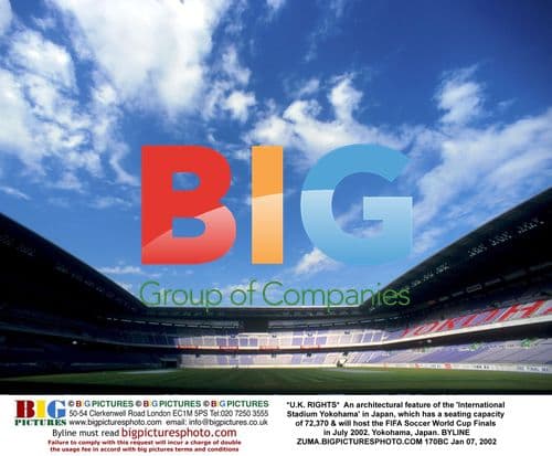 International Stadium Yokohama to host 2002 FIFA World Cup