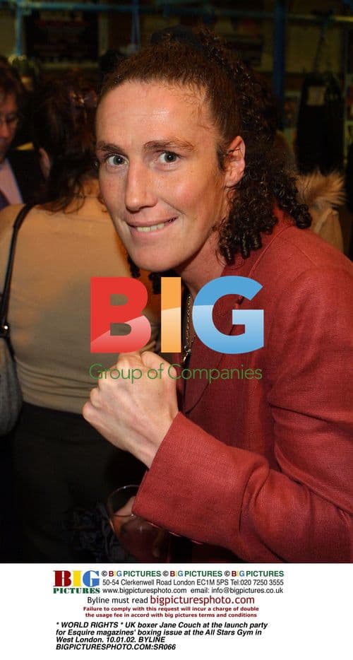 Jane Couch at Esquire boxing issue launch