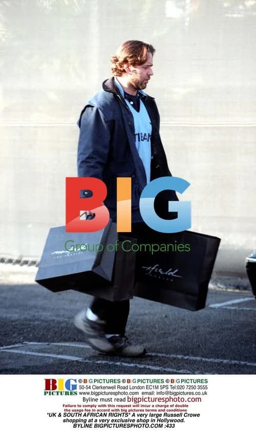 Russell Crowe Shopping Exclusively
