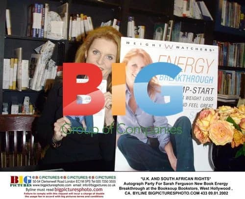 Sarah Ferguson at book signing in West Hollywood