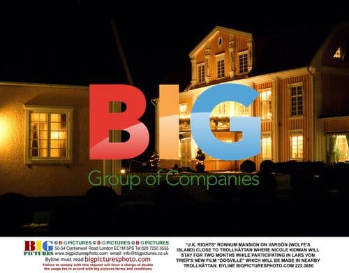 Nicole Kidman at Ronnum Mansion for 'Dogville' filming