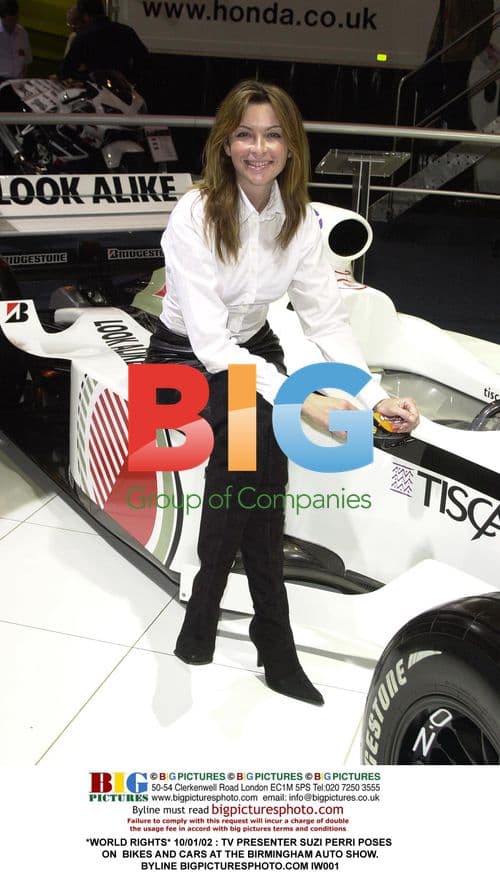 TV Presenter Suzi Perri at Birmingham Auto Show