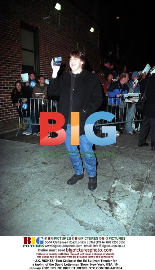 Tom Cruise at the Ed Sullivan Theater
