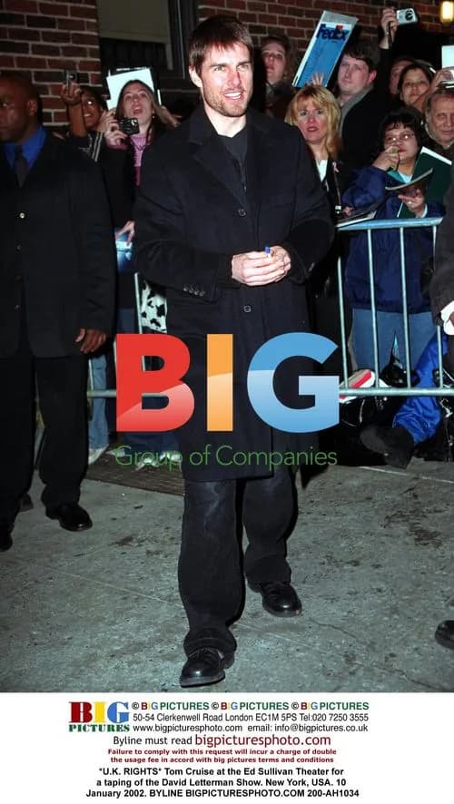 Tom Cruise at the Ed Sullivan Theater