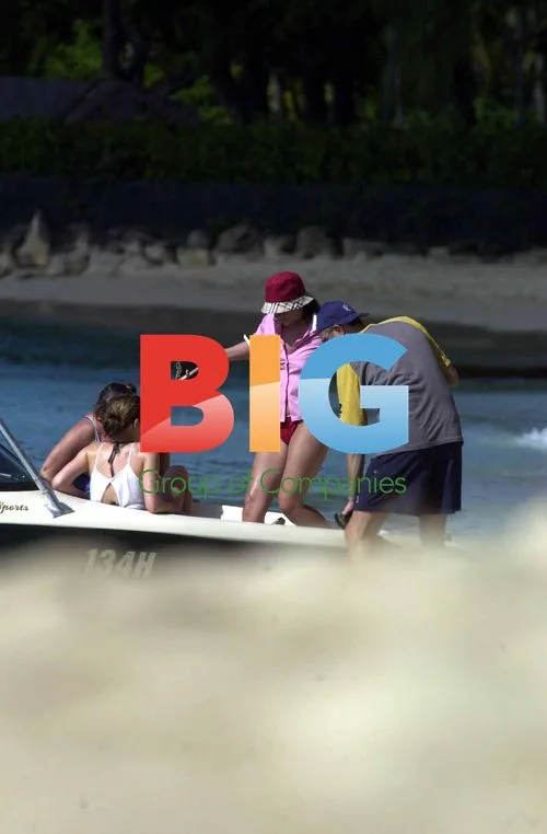 Martine McCutcheon at Barbados Beach