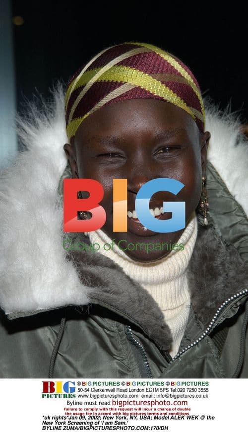 Alek Wek at 'I am Sam' Screening
