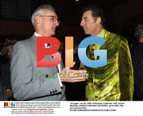 Michael Gross & Michael Richards at NBC 75th Party