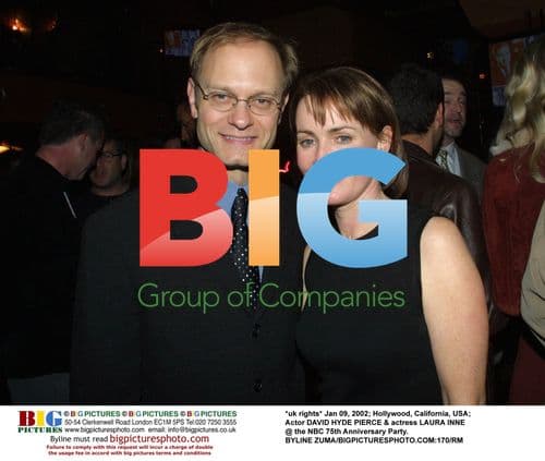 DAVID HYDE PIERCE & LAURA INNE at NBC 75th Anniversary Party