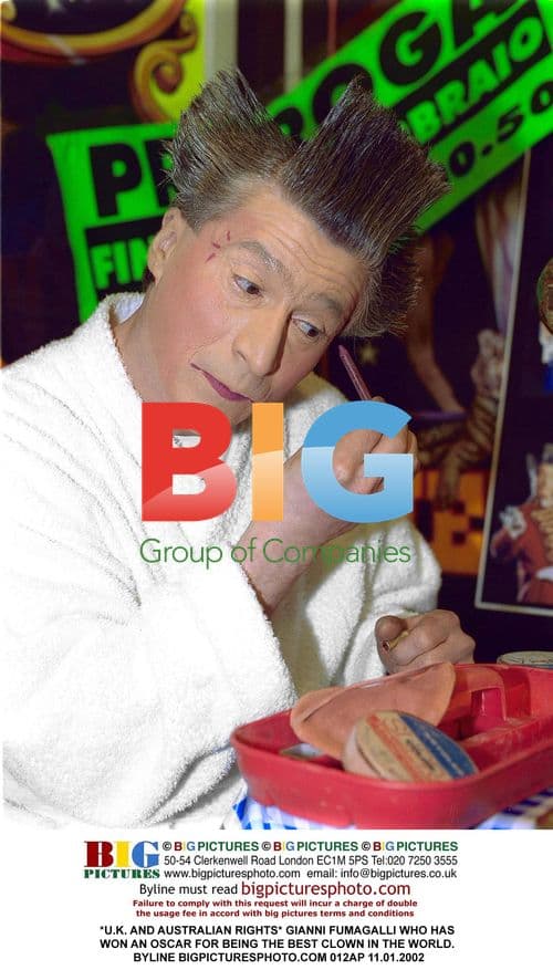 Gianni Fumagalli Wins Oscar for Best Clown