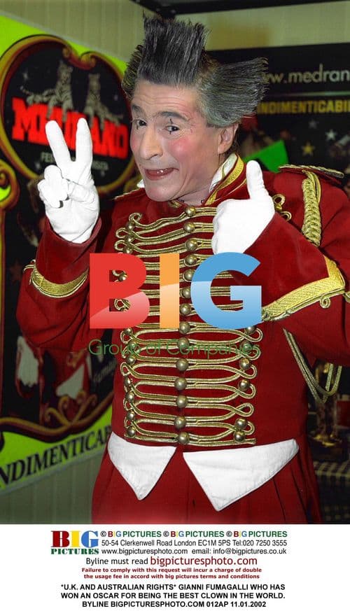 Gianni Fumagalli Wins Oscar for Best Clown