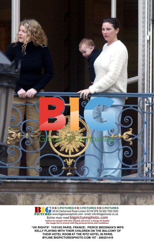 Pierce Brosnan's Family at Ritz Paris